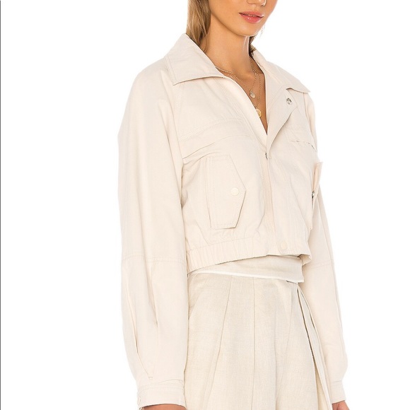 Revolve L’Academia The Chiara Jacket, Beige Size S - Picture 2 of 7
